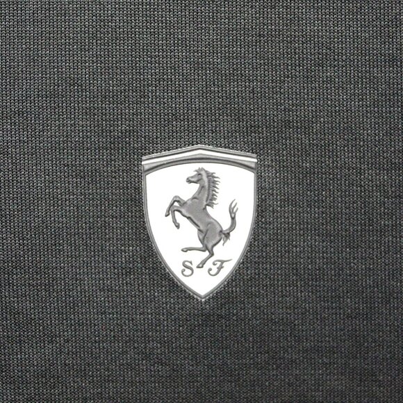 PUMA Men's Scuderia Ferrari Race Track Jacket Size Large Black/Gold Stitch - Picture 2 of 4